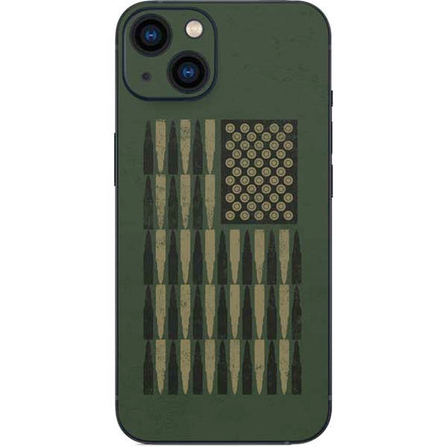 Bullet American Flag iPhone Skins